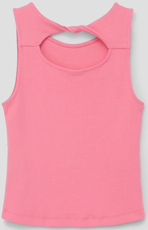 s.Oliver - T-Shirt - Mouwloos - Stretchy Katoen-Elastaanmix