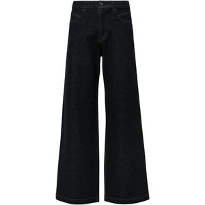 s.Oliver Schwarz LABEL Jeans broek, Suri Wide Leg, 97z8, 34W / 30L