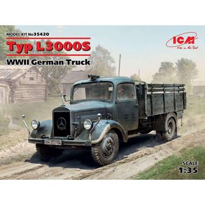 1:35 ICM 35420 Typ L3000S, WWII German Truck Plastic Modelbouwpakket