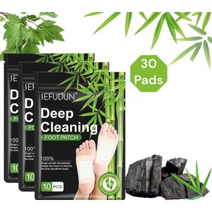 30 Detox Voetpleisters - Afslankpleisters - Voetverzorging - Detox - Afvallen - afslankpleisters - Detoxkuur voor voeten - Detoxkuur - Reinig Je Lichaam Met 100% Natuurlijke Ingrediënten