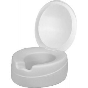 Zachte toiletverhoger 11 cm met deksel / max 185 kg / Eenvoudige montage / Verhoogd toilet met 11 cm