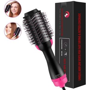 Enkilight- Fohn- Fohnborstel- Fohn borstel- 4 in 1 Electrische Haarborstel- Krultang - Föhn - Stijltang - Volumizer - Haardroger - Borstel- 100 W- Fohnborstel roterend- Wind aanpassing- 3 modes- Zwart