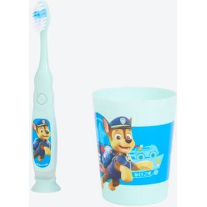 Paw Patrol - Tandenborstelset - Voor Kinderen 3+ - Met Timer en Zuignap