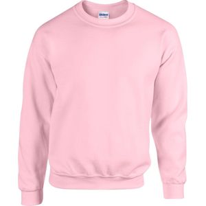 Gildan Zware Blend Unisex Adult Crewneck Sweatshirt voor volwassenen (Lichtroze)