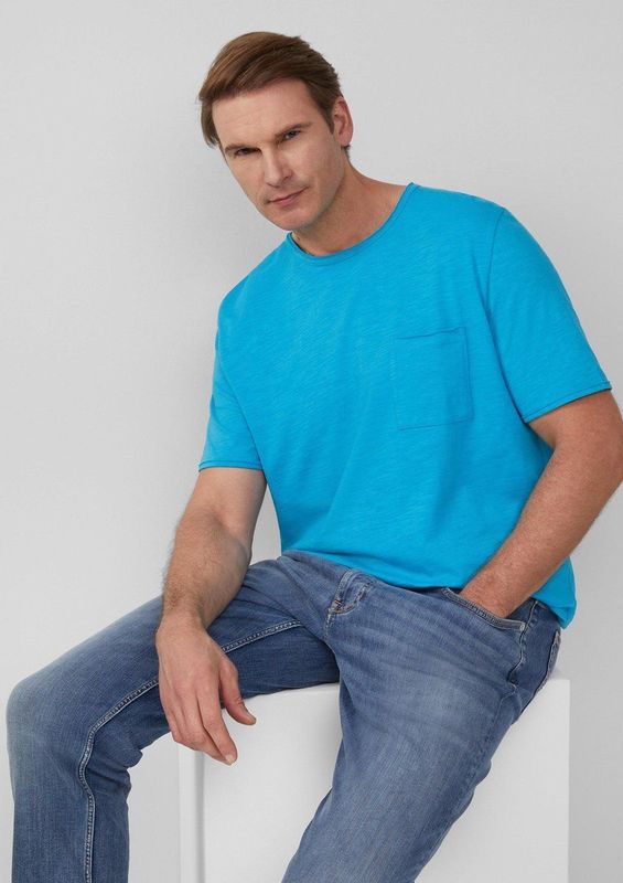 s.Oliver - T-Shirt - Casual - Met Borstzak