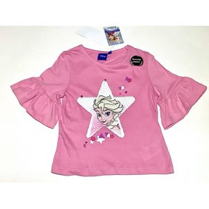 Disney Frozen Meisjes T-shirt met pailletten Maat 98/104