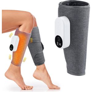 Kuit Massage Apparaat - Been Massage Apparaat - Arm Massage Apparaat - Massageapparaten - Massage - Warmte en Luchtdrukmassage - 2 stuks - Grijs - Oplaadbaar