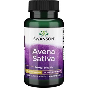 Supplementen - Avena Sativa - 60 Capsules - Swanson -