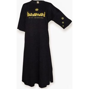 Ibramani Authentic T-Shirt Zwart - Dames T-shirt Jurk - Zomer T-Shirt - Oversized T-Shirt - Premium Katoen - Dames Kleding