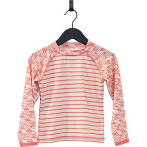 Ducksday -Zwemshirt voor kinderen - UV-werend UPF50+ - Rashguard met Korte mouwen - unisex - Ondo - maat 4 jaar - 98/104