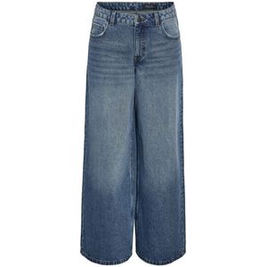 Noisy May NMKETTIE NW WIDE LEG JEANS VI557MB NOOS Dames Jeans - blauw - W28L32