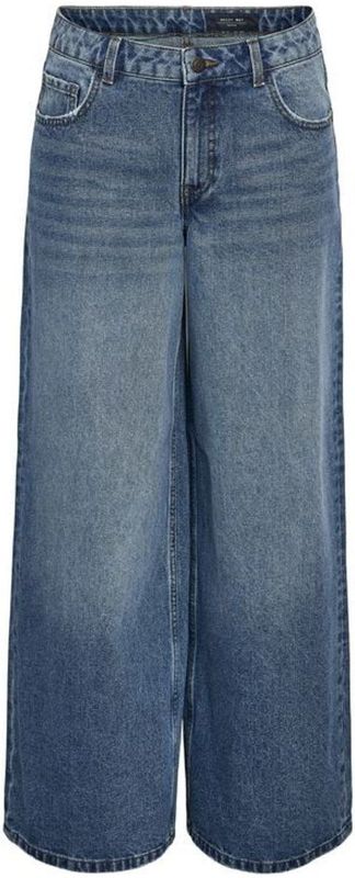 Noisy May NMKETTIE NW WIDE LEG JEANS VI557MB NOOS Dames Jeans - blauw - W28L32