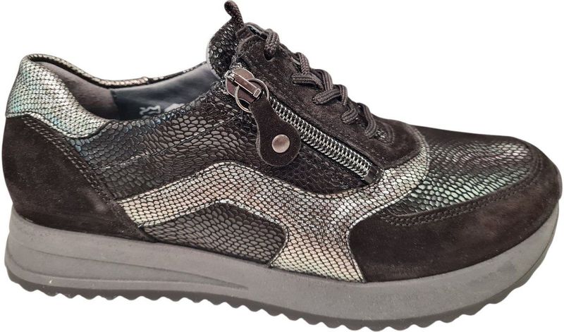 Waldlaufer - H-Vicky - Dames Sneakers - Zwart