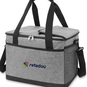 Retadou - Koeltas groot, 33L thermische tas geïsoleerde tas thermische tas opvouwbare draagbare koelbox opvouwbaar met schouderbanden voor picknicks, winkelen en onderweg