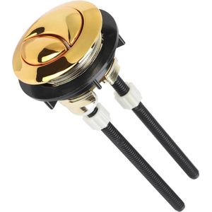 Dual Toilet Flush Valve Replacement Kit - Duurzaam ABS-materiaal - Eenvoudig te installeren - Messing toiletpersflush - Rond ontwerp .