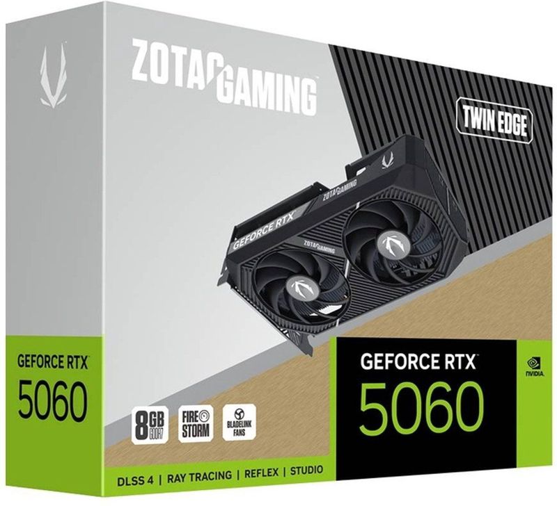 ZOTAC - GAMING GEFORCE RTX 5060 TWIN EDGE - Videokaart - 8GB GDDR6