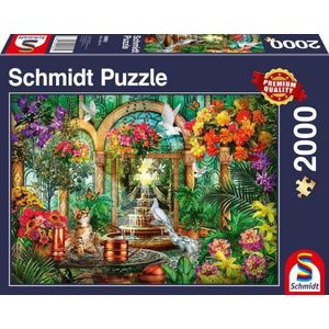 Schmidt Spiele 58962 puzzel Legpuzzel 2000 stuk(s) Flora & fauna
