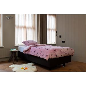 Zachtbeddengoed.nl - Velvet -Dekbedovertrek Peuterbed - Vlinder - 120x150 cm - Laken - Zacht - Comfortabel - Teddy Dekbedovertrek - Luxe Beddengoed met Velvet aan Beiden Zijden