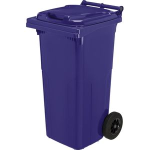 Garronda Afvalbak 120l - Mini Container – Afval - Wielen – Blauw - GD-STE-Bin-PUB120L