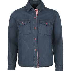 Forplay Ethan Denim Shirt Heren Longsleeve - blauw - S