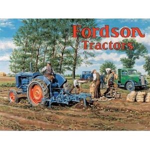 Fordson Tractors metalen wandplaat 40 x 30 cm