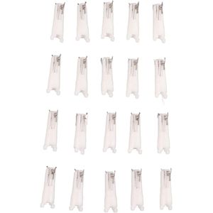 Vervangende Hoofd voor Neustrimmer - 20 Stuks Vervangende Hoofd voor Neushaar Knipper - Lichtgewicht Reis Kleine Neustrimmer Vervangaccessoires voor Mannen