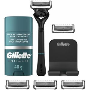 Gillette Intimate totaal set - Scheermes - Scheerstick - 5 navulmesjes