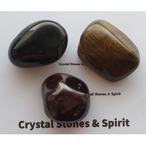 Set Mineraalstenen ""Kracht & Vertrouwen
