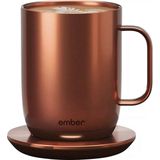 Ember Mug² Coffee Mug - Smart Mug met Mobiele App - Cup Warmer - Thermo Mok met Instelbare Temperatuur - Krasbestendige Theemok & Koffiemok - Cadeau voor Koffieliefhebbers - 414ML - Koper