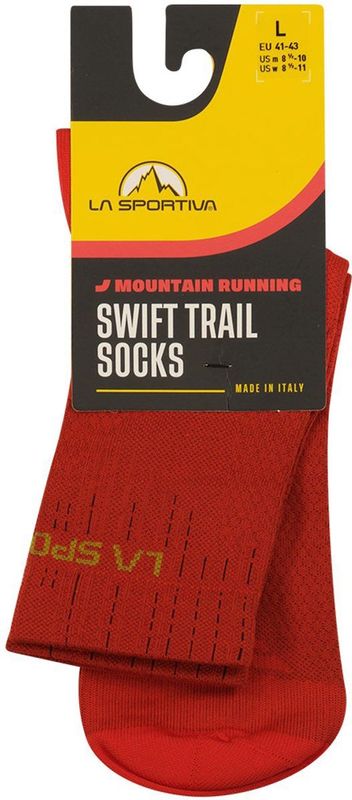 La Sportiva Swift Trail Lange Sokken Rood EU 35-37 Man,Vrouw