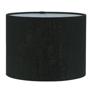 Lampenkap Cilinder - 20x20x15cm - Linnen zwart