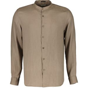 Dstrezzed Overhemd - Slim Fit - Taupe - 3XL Grote Maten