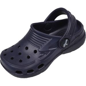 Sarcia marineblauwe gladde kinderschoenen clogs crocs voor kinderen maat - 28