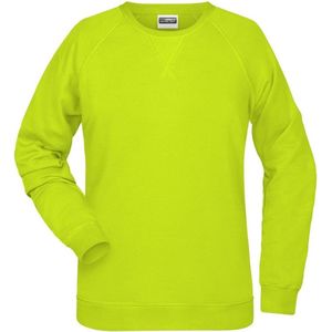 James and Nicholson Dames/dames Raglan Sweatshirt met lange mouwen (Zuurgeel)