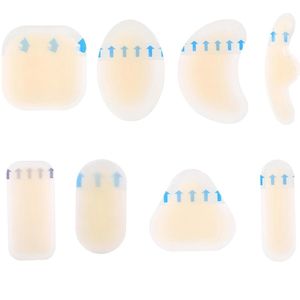 Nordivar - Blarenpleisters voor hiel, tenen en voorvoet, waterdicht, hydrocolloïde, 8 stuks