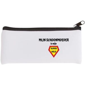 Akyol - mijn schoonmoeder is mijn superheld Etui - Schoonmoeder - super schoonmoeder - moeder cadeautjes - moederdag - verjaardag - geschenk - kado - 20 bij 9 cm