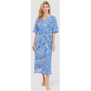 Rösch Paisley Kaftan 1253147 Blauw - maat 50