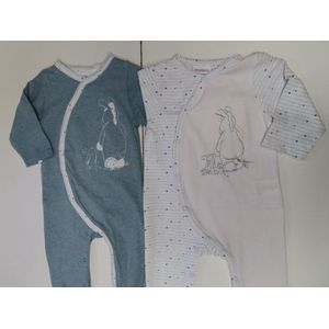 Noukie's - 2 Pack - Pyjama - Katoen - Paco - Jongens - 6 maand 68