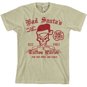 Hybris Bad Santa S Gift Shop T-Shirt SH-1-15328-H11-14 Khaki-M