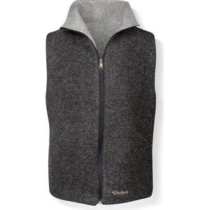 Fellhof bodywarmer wolvilt 2 zijdig, 50/52, licht-/donkergrijs