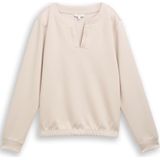 Tom Tailor Scuba-sweatshirt met strass-steentjes