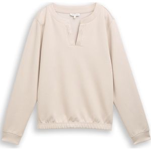 Tom Tailor Scuba-sweatshirt met strass-steentjes