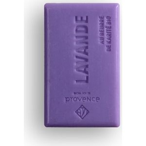 Lavendel zeep - 3 x 125 gram - biologische sheabutter - Franse zeep