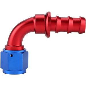 Allecto plus - Brandstofslang eindaansluiting, AN8 rechte 45 90 180 graden - olie gas brandstof lijn slang einde mannelijke montage 90° - Flexibele Eindstukken Action fittingen