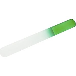 Premax-Professionele Pedicure-glasvijl-Groot- 19.5 cm- Transparant Groen