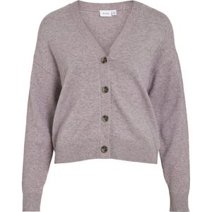 VILA - VIRIL V-NECK KNIT CARDIGAN - Violet - Dames - Cardigans