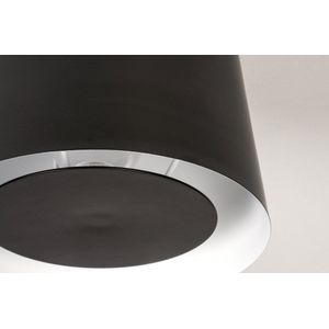 Lumidora Plafondlamp 73809 - Plafonniere - ALLENBY - E27 - Zwart - Metaal - ⌀ 22 cm