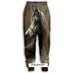 Joggingbroek paardenprint - paarden - trainingsbroek - vrijetijdsbroek - maat XXXL - 3XL