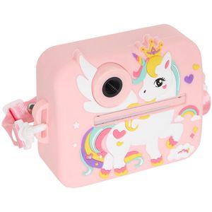 Atmosphera Kids Eenhoorn Camera met SD-kaart en 4 papierrollen - Thermische print - Roze