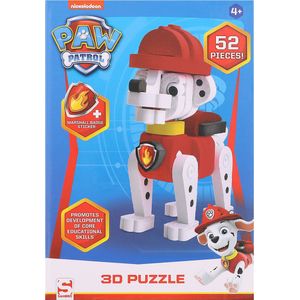 3D Foamfiguur Puzzel - Ontwikkeling Educatieve Basisvaardigheden - Paw Patrol - Marshall